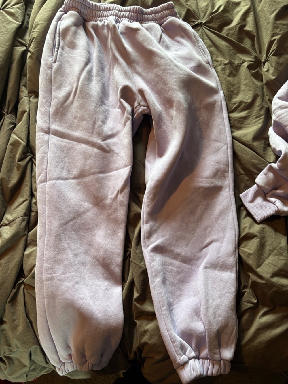 2 piece set Comfrt lavender sweat suit